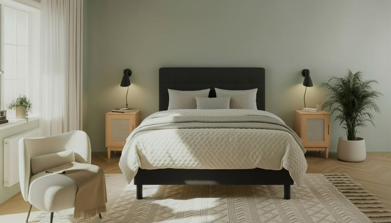 Komplett Sengepakke Dream 120x200 cm - Svart - Møbler - Senger - Kontinentalsenger