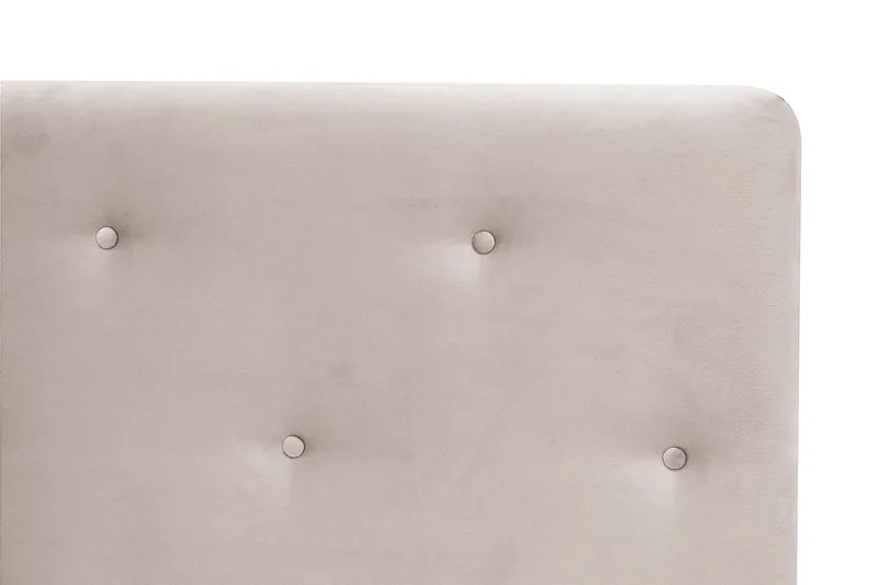 Komplett Sengepakke Dream 140x200 cm Asymmetriske knapper - Beige - Møbler - Senger - Kontinentalsenger