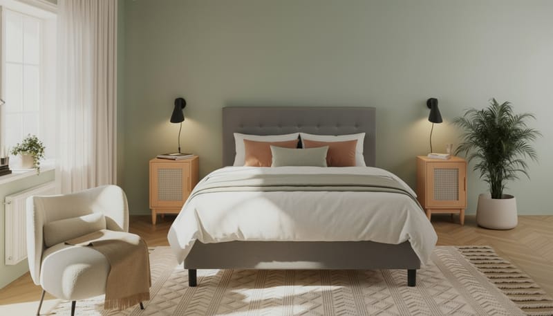 Komplett Sengepakke Dream 160x200 cm - Grå - Møbler - Senger - Kontinentalsenger