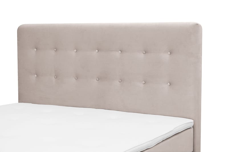Komplett Sengepakke Dream 160x200 cm Knapper - Beige - Møbler - Senger - Kontinentalsenger