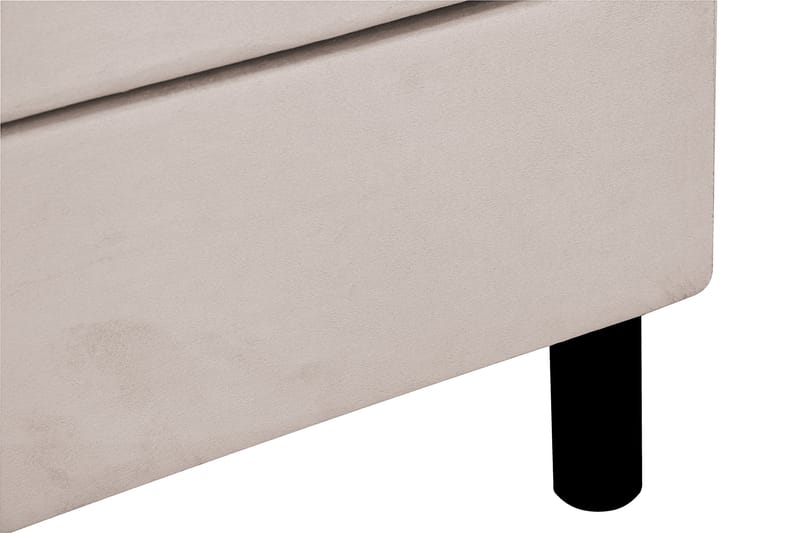 Komplett Sengepakke Dream 180x200 cm Asymmetriske knapper - Beige - Møbler - Senger - Komplett sengepakke