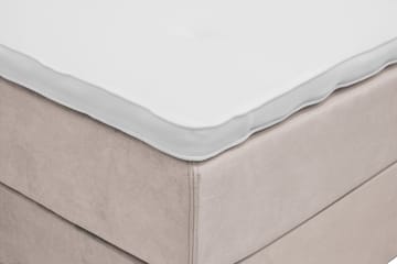 Komplett Sengepakke Dream 180x200 cm Asymmetriske knapper - Beige - Møbler - Senger - Komplett sengepakke
