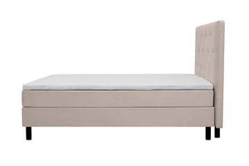 Komplett Sengepakke Dream 180x200 cm Asymmetriske knapper - Beige - Møbler - Senger - Komplett sengepakke