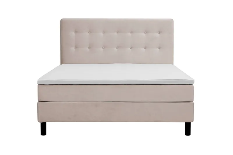 Komplett Sengepakke Dream 180x200 cm Knapper, Beige