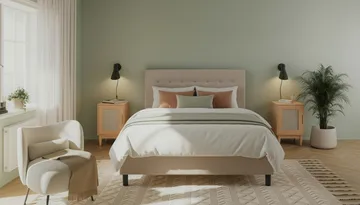 Komplett Sengepakke Dream 180x200 cm Knapper - Beige - Møbler - Senger - Kontinentalsenger