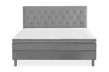 Sengegavl Knapper - Lysegrå