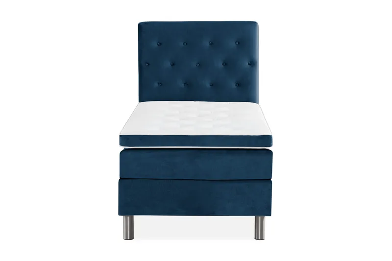 Ella Sengepakke 180x200cm Dypheftet, Mørkeblå / Fløyel