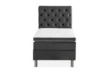 Sengegavl Dypheftet - Mørkegrå