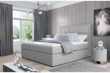 Emeron Sengepakke 180x200 cm - Grå - Møbler - Senger - Komplett sengepakke