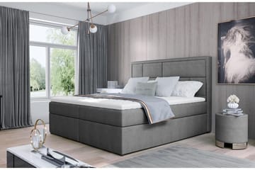 Emeron Sengepakke 180x200 cm - Grå - Møbler - Senger - Komplett sengepakke