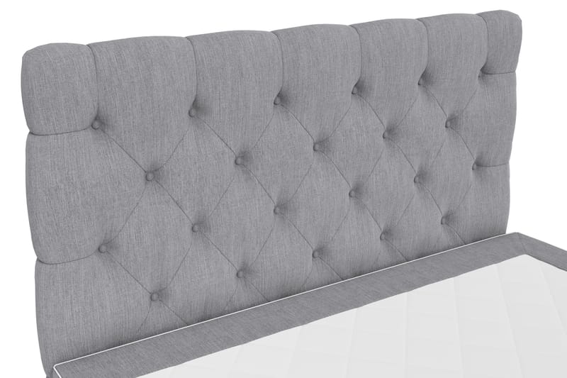 Faylor Lyx Komplett Sengepakke 120x200 - Lysegrå - Møbler - Senger - Enkeltsenger