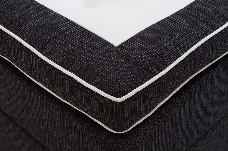 Grand Komplett Sengepakke 180x200 F/M Lateks - Svart - Møbler - Senger - Kontinentalsenger