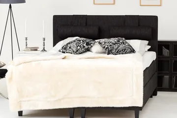 Grand Kontinentalseng 180x200 Sengepakke Svart - Svart - Møbler - Senger - Kontinentalsenger