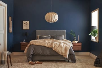 Happy Pluss Kontinentalseng - Grå - Møbler - Senger - Kontinentalsenger