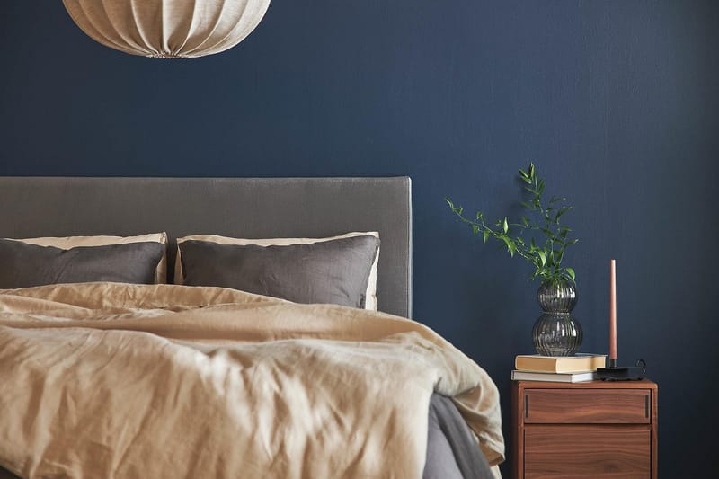 Happy Pluss Kontinentalseng - Grå - Møbler - Senger - Kontinentalsenger