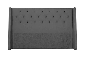 Imperia Komplett Sengpakke 210x210 cm Kontinentalseng med gavl - Mørkgrå - Møbler - Senger - Kontinentalsenger