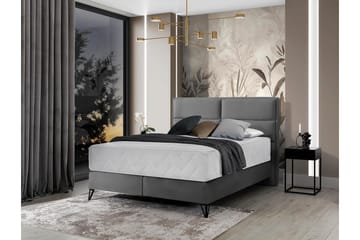 Kasyap Sengepakke Rammeseng 140x200 cm - Grå - Møbler - Senger - Komplett sengepakke