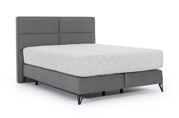 Kasyap Sengepakke Rammeseng 160x200 cm - Grå - Møbler - Senger - Komplett sengepakke
