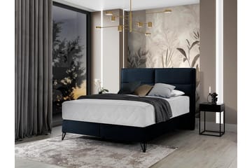 Kasyap Sengepakke Rammeseng 160x200 cm - Mørkeblå - Møbler - Senger - Komplett sengepakke