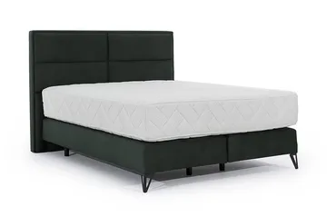 Kasyap Sengepakke Rammeseng 160x200 cm - Mørkegrønn - Møbler - Senger - Komplett sengepakke