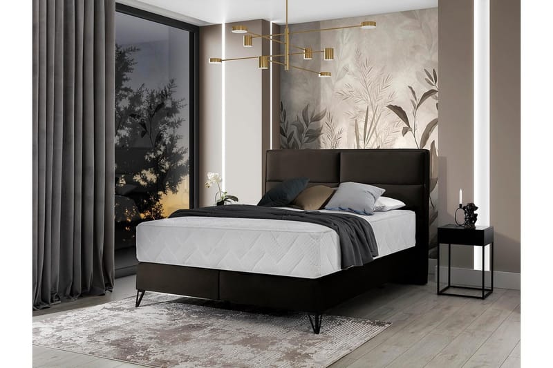 Kasyap Sengepakke Rammeseng 180x200 cm - Brun - Møbler - Senger - Komplett sengepakke