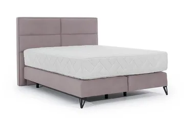 Kasyap Sengepakke Rammeseng 180x200 cm - Lyserosa - Møbler - Senger - Komplett sengepakke