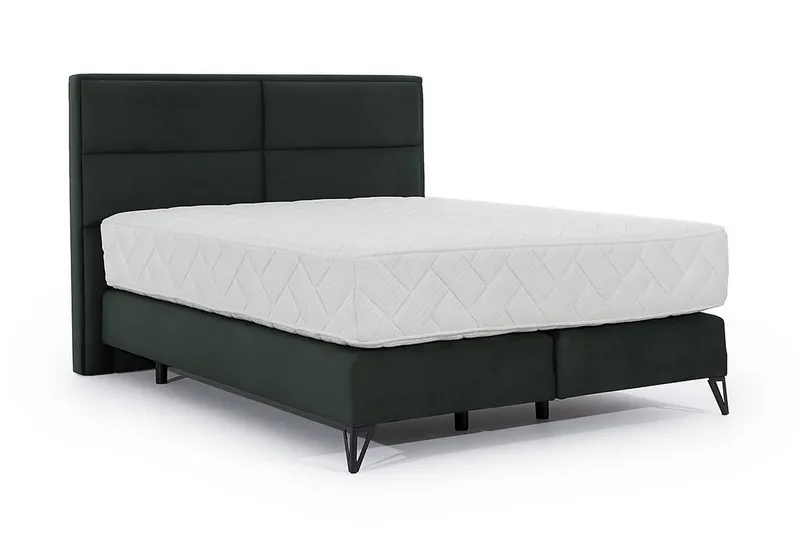 Kasyap Sengepakke Rammeseng 180x200 cm - Mørkegrønn - Møbler - Senger - Komplett sengepakke