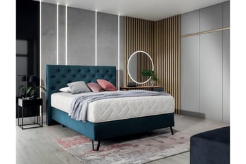 Katsumi Sengepakke Rammeseng 140x200 cm - Blå - Møbler - Senger - Komplett sengepakke