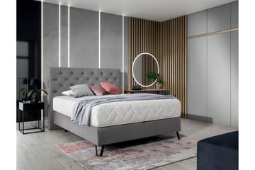 Katsumi Sengepakke Rammeseng 160x200 cm - Grå - Møbler - Senger - Komplett sengepakke