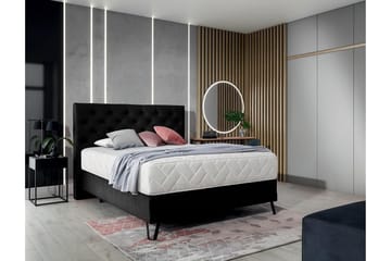 Katsumi Sengepakke Rammeseng 160x200 cm - Svart - Møbler - Senger - Komplett sengepakke