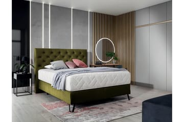 Katsumi Sengepakke Rammeseng 180x200 cm - Olivengrønn - Møbler - Senger - Komplett sengepakke