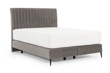 Katsuo Sengepakke Rammeseng 140x200 cm - Grå - Møbler - Senger - Komplett sengepakke
