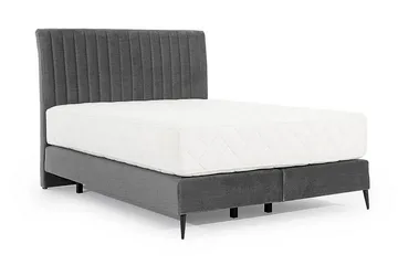 Katsuo Sengepakke Rammeseng 140x200 cm - Grå - Møbler - Senger - Komplett sengepakke