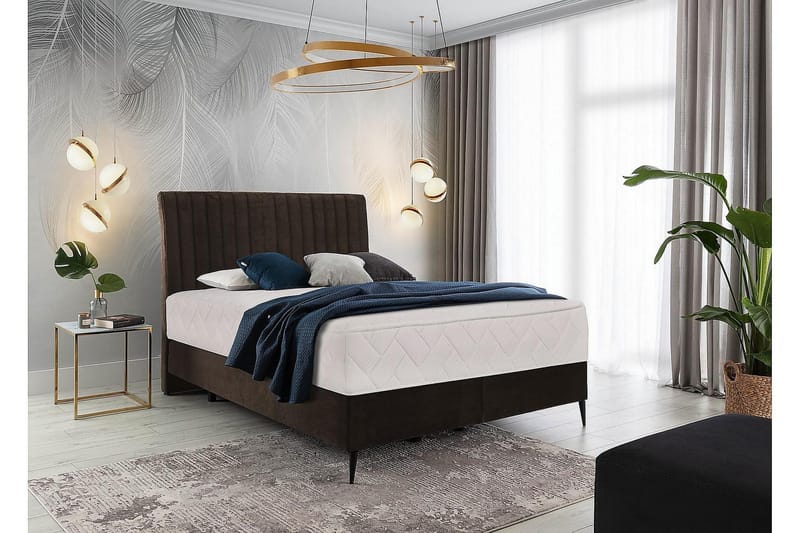 Katsuo Sengepakke Rammeseng 160x200 cm - Brun - Møbler - Senger - Komplett sengepakke