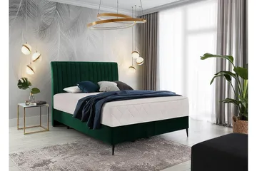 Katsuo Sengepakke Rammeseng 160x200 cm - Mørkegrå - Møbler - Senger - Komplett sengepakke