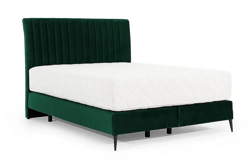 Katsuo Sengepakke Rammeseng 160x200 cm - Mørkegrå - Møbler - Senger - Komplett sengepakke