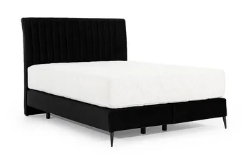 Katsuo Sengepakke Rammeseng 160x200 cm - Svart - Møbler - Senger - Komplett sengepakke