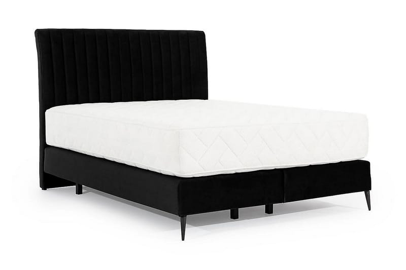 Katsuo Sengepakke Rammeseng 160x200 cm - Svart - Møbler - Senger - Komplett sengepakke
