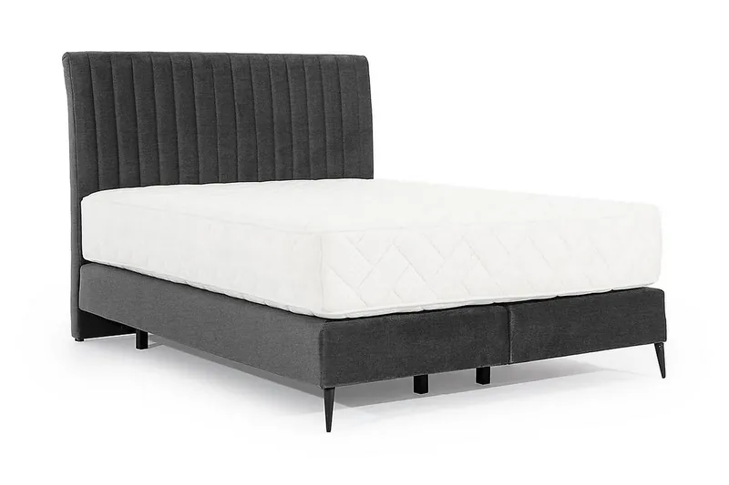 Katsuo Sengepakke Rammeseng 180x200 cm - Grå - Møbler - Senger - Komplett sengepakke