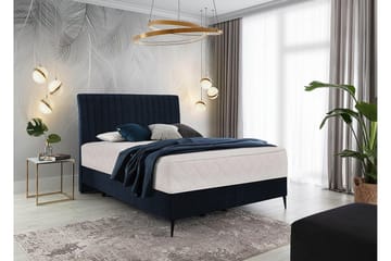 Katsuo Sengepakke Rammeseng 180x200 cm - Mørkeblå - Møbler - Senger - Komplett sengepakke