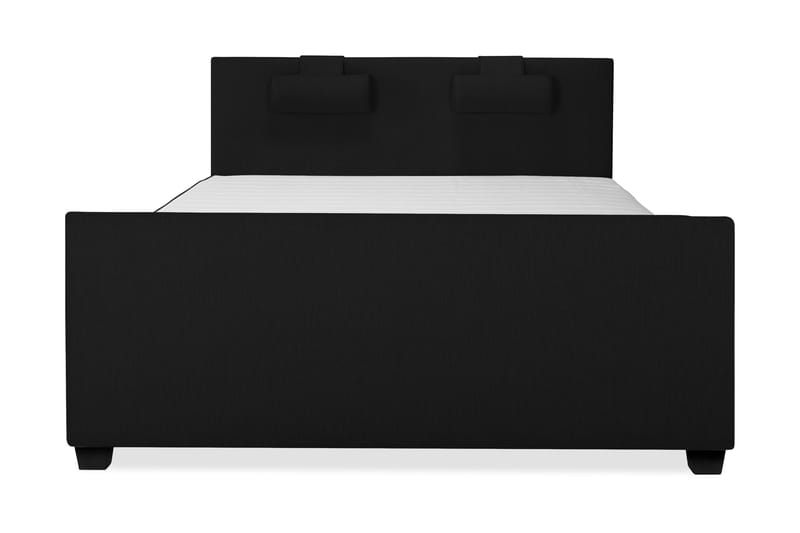 Komplett Sengepakke Brighton Svart - 180 cm - Kontinentalsenger - Dobbeltsenger - Komplett sengepakke