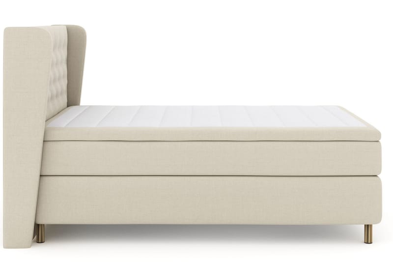 Komplett Sengepakke Choice No 5 160x200 Fast/Medium Lateks - Beige|Kobberben - Møbler - Senger - Kontinentalsenger