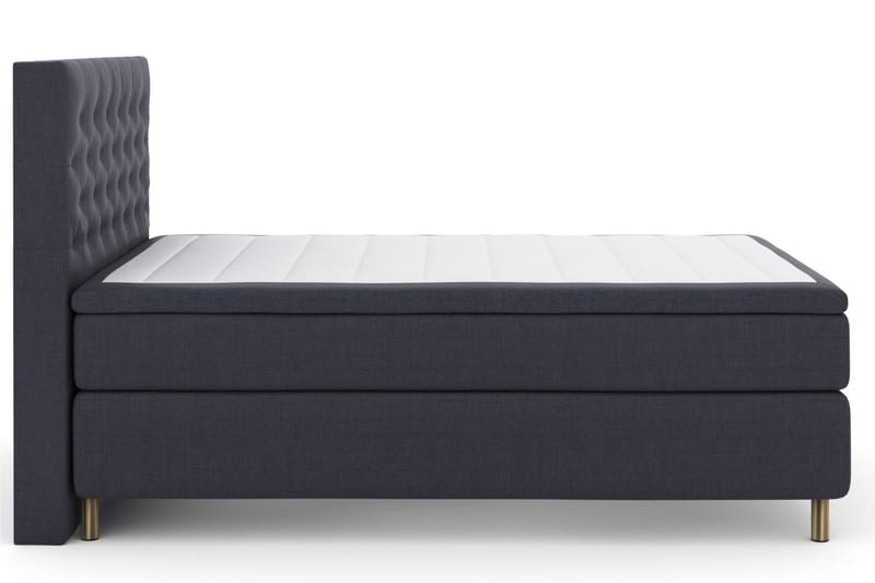 Komplett Sengepakke Choice No 5 160x200 Medium Lateks - Blå|Metallben - Møbler - Senger - Kontinentalsenger