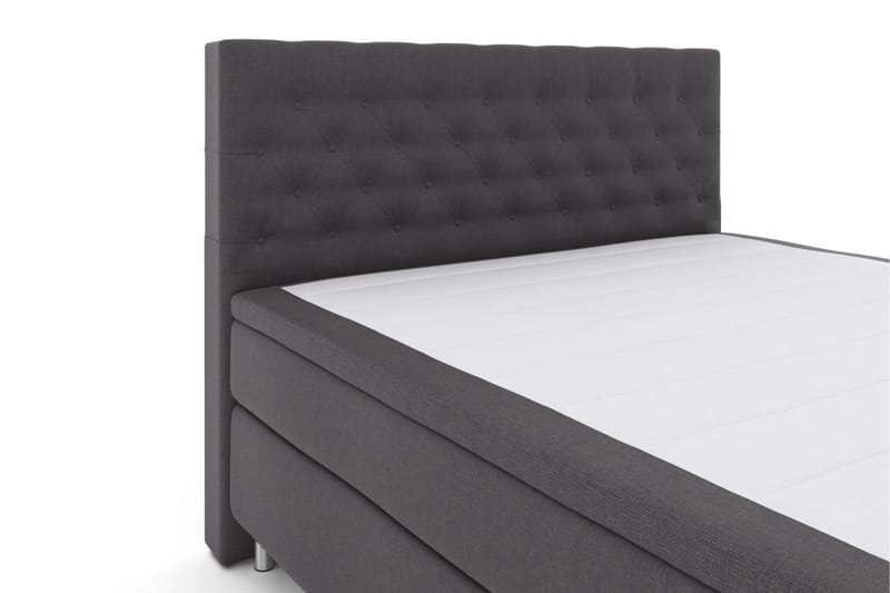 Komplett Sengepakke Choice No 5 160x200 Medium Lateks - Mørkegrå|Metallben - Møbler - Senger - Kontinentalsenger