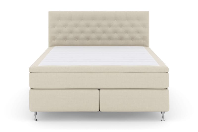 Komplett Sengepakke Choice No 5 180x200 Fast Watergel - Beige|Sølvben - Møbler - Senger - Kontinentalsenger