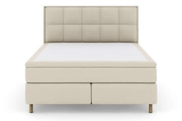 Komplett Sengepakke Choice No 5 180x200 Fast/Medium Lateks - Beige|Kobberben - Møbler - Senger - Kontinentalsenger