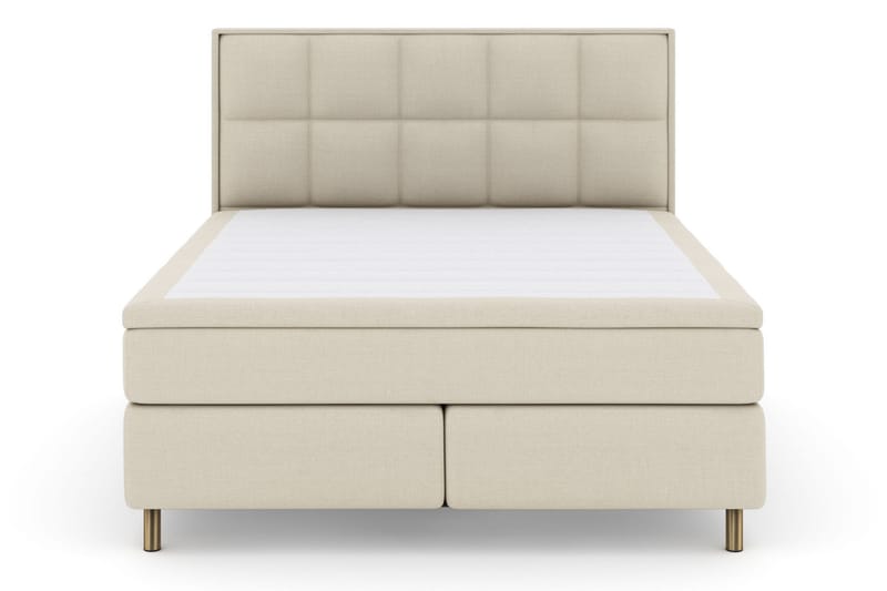 Komplett Sengepakke Choice No 5 180x200 Fast/Medium Lateks - Beige|Kobberben - Møbler - Senger - Kontinentalsenger
