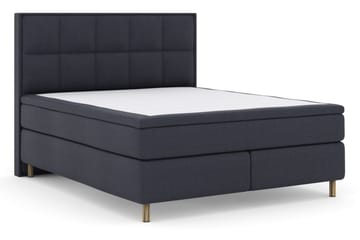 Komplett Sengepakke Choice No 5 180x200 Fast/Medium Lateks - Blå|Kobberben - Møbler - Senger - Kontinentalsenger