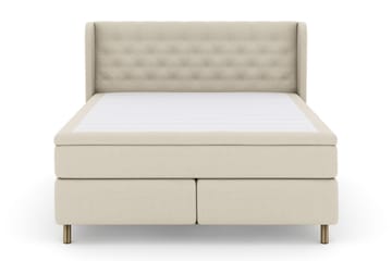 Komplett Sengepakke Choice No 5 210x210 Fast Lateks - Beige|Kobberben - Møbler - Senger - Kontinentalsenger