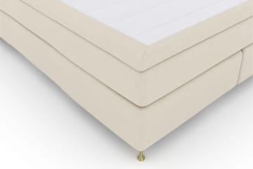 Komplett Sengepakke Choice No 5 210x210 Fast Watergel - Beige|Gullben - Møbler - Senger - Kontinentalsenger